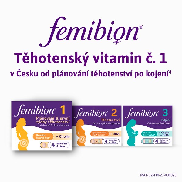 Femibion 1 Plánování a první týdny těhotenství 56 tablet
