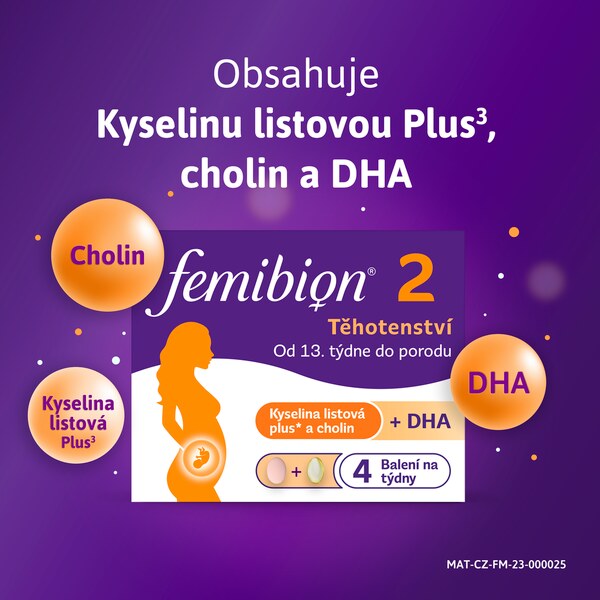 Femibion 2 Těhotenství 56 tablet + 56 tobolek