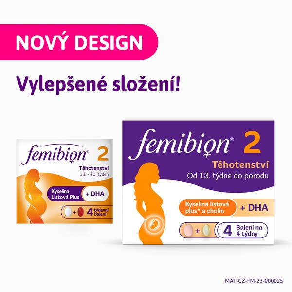 Femibion 2 Těhotenství 56 tablet + 56 tobolek Femibion 2 Těhotenství 56 tablet + 56 tobolek