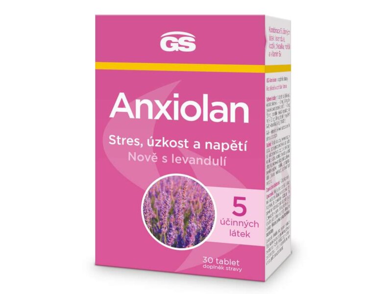 GS Anxiolan s levandulí 30 tablet