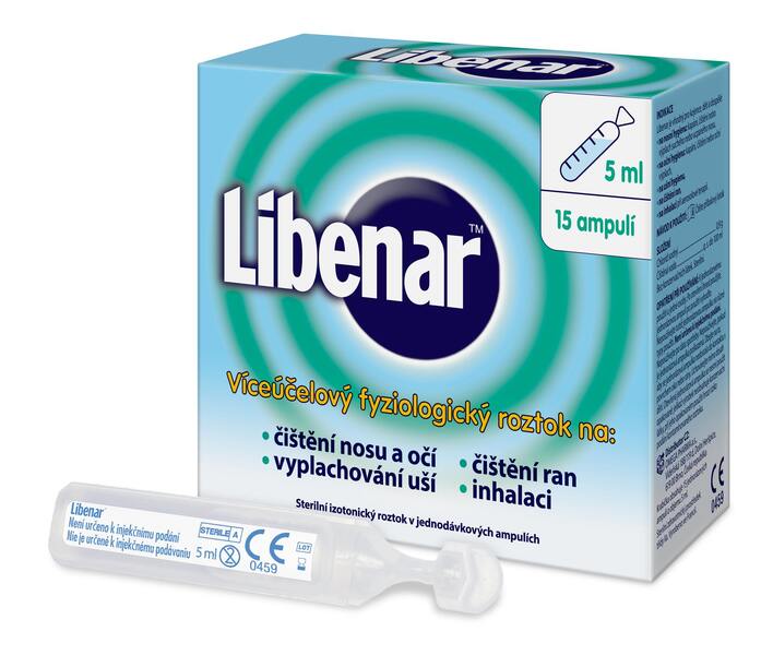 Libenar víceúčelový fyziologický roztok 15x5 ml