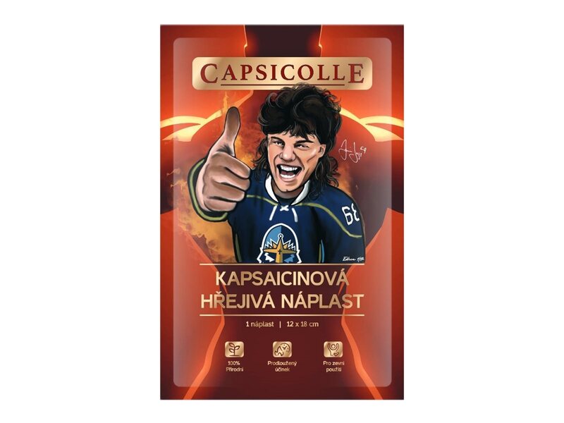 Capsicolle hřejivá náplast 12x18 cm 1 ks Capsicolle hřejivá náplast 12x18 cm 1 ks