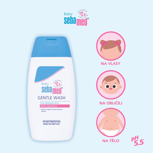 Sebamed Dětská mycí emulze extra jemná 200 ml