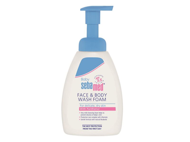 Sebamed Dětská mycí pěna na obličej a tělo 400 ml