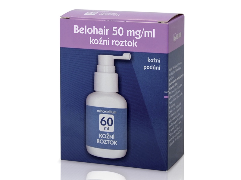 Belohair 50 mg/ml kožní roztok 60 ml Belohair 50 mg/ml kožní roztok 60 ml