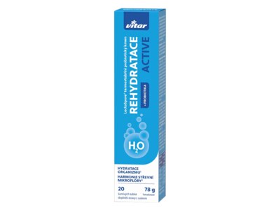 Vitar Rehydratace Active 20 šumivých tablet