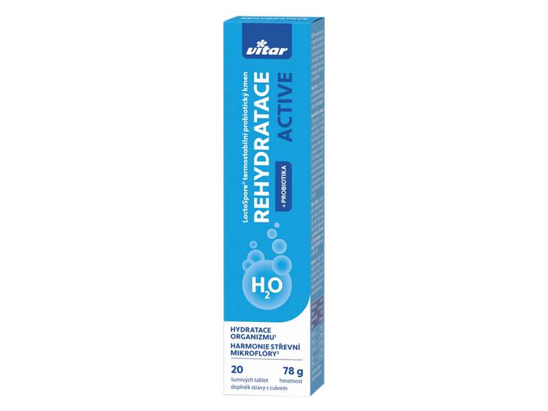 Vitar Rehydratace Active 20 šumivých tablet