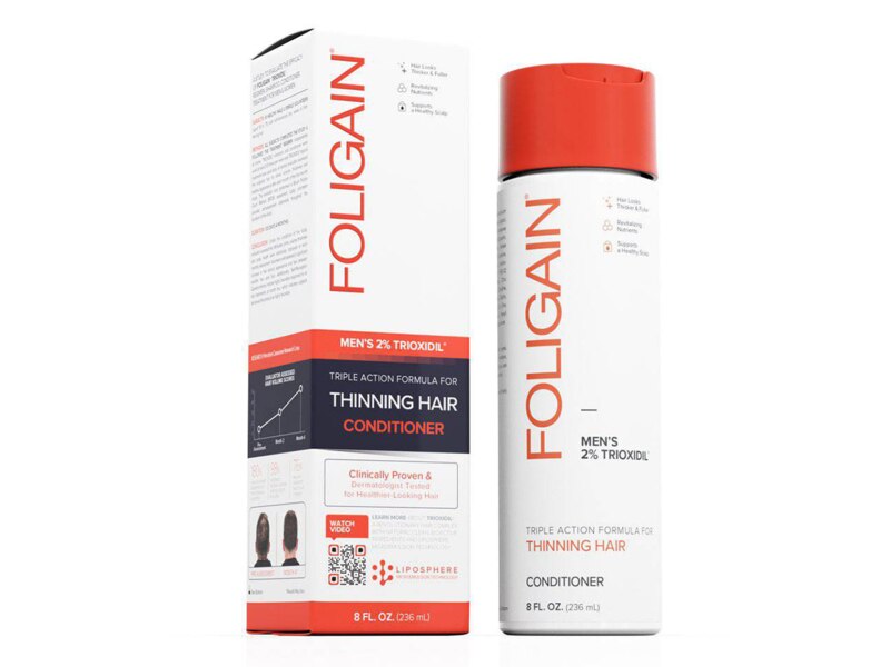 Foligain Triple Action kondicionér proti padání vlasů pro muže 236 ml