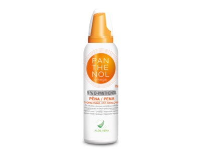 Panthenol Omega chladivá pěna s Aloe vera 9% sprej 200 ml Panthenol Omega chladivá pěna s Aloe vera 9% sprej 200 ml