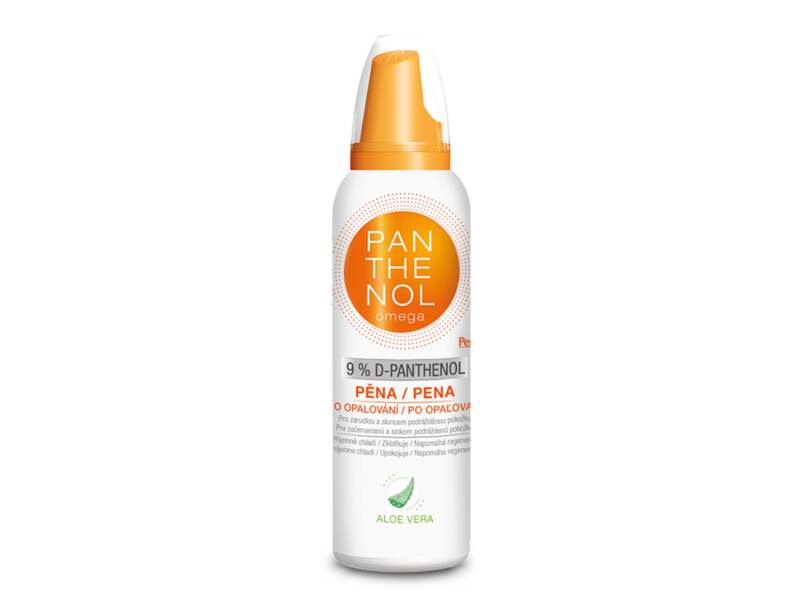 Panthenol Omega chladivá pěna s Aloe vera 9% sprej 200 ml Panthenol Omega chladivá pěna s Aloe vera 9% sprej 200 ml