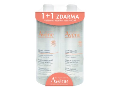 Avene Odličovací micelární voda DUO 2x400 ml 