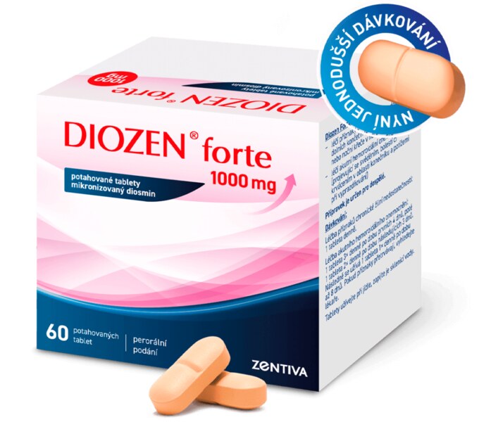 Diozen Forte 1000 mg 60 potahovaných tablet