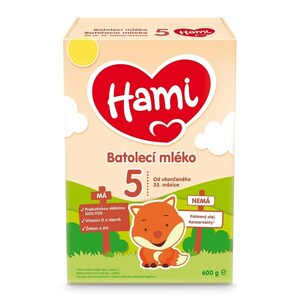 Hami 5 batolecí mléko 35+ měsíců 600 g