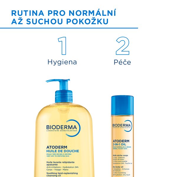 Bioderma Atoderm olej 2v1 150 ml Bioderma Atoderm olej 2v1 150 ml
