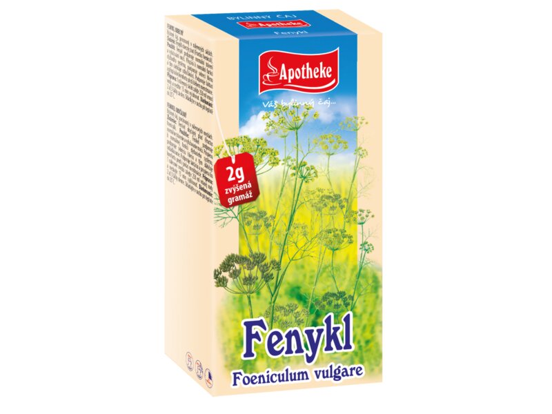 Apotheke Fenykl obecný čaj nálevové sáčky20x2 g Apotheke Fenykl obecný čaj nálevové sáčky20x2 g