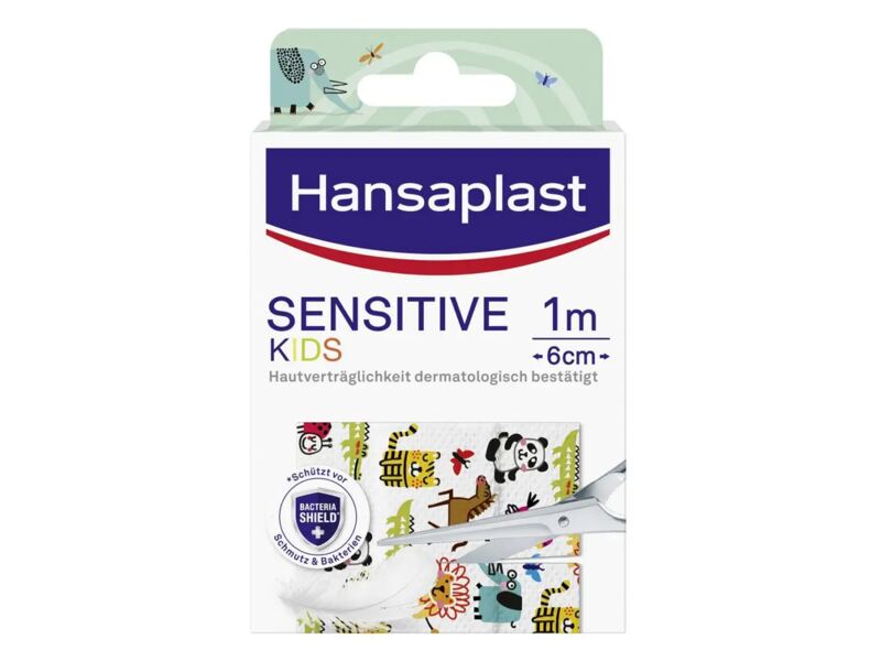 Hansaplast Sensitive Kids Zvířátka náplast 1 m x 6 cm 