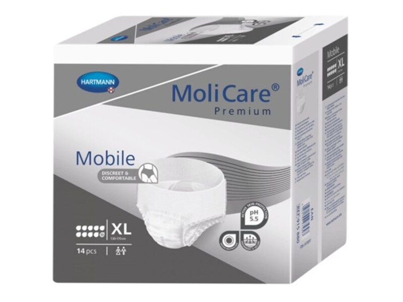 MoliCare Mobile Inkontinenční kalhotky 10 kapek XL 14 ks