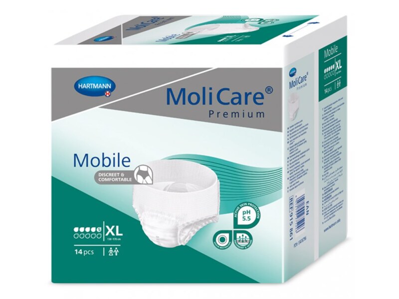 MoliCare Mobile inkontinenční kalhotky 5 kapek XL 14 ks