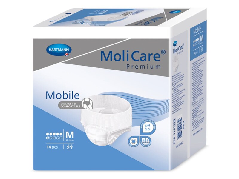 MoliCare Mobile Inkontinenční kalhotky 6 kapek XS 14 ks