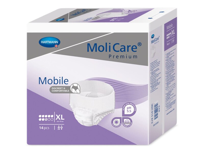MoliCare Mobile Inkontinenční kalhotky 8 kapek XL 14 ks