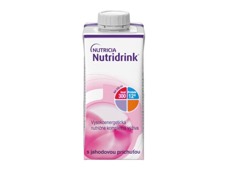Nutridrink nápoj s jahodovou příchutí 1 x 200 ml