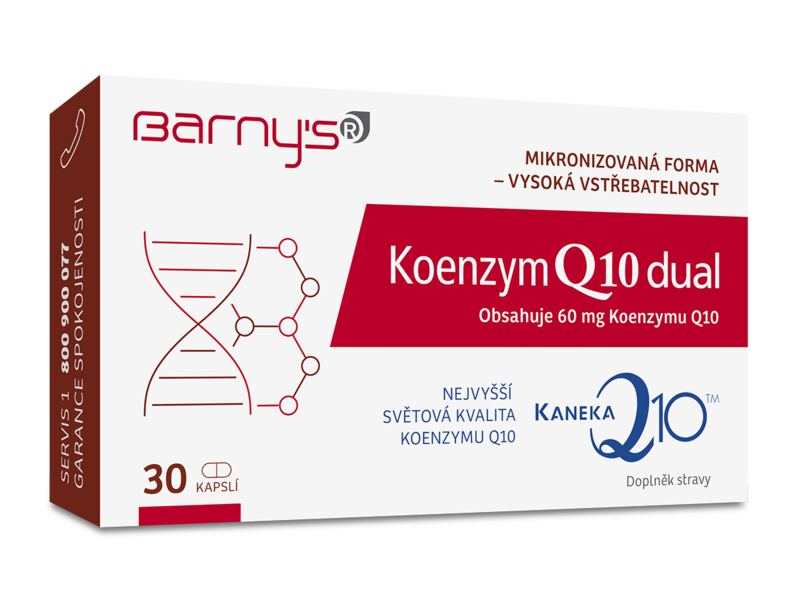 Barnys Koenzym Q10 Dual 60 mg 30 kapslí