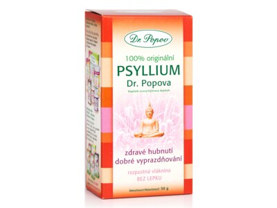 Dr. Popov Psyllium indická rozpustná vláknina 50 g Dr. Popov Psyllium indická rozpustná vláknina 50 g