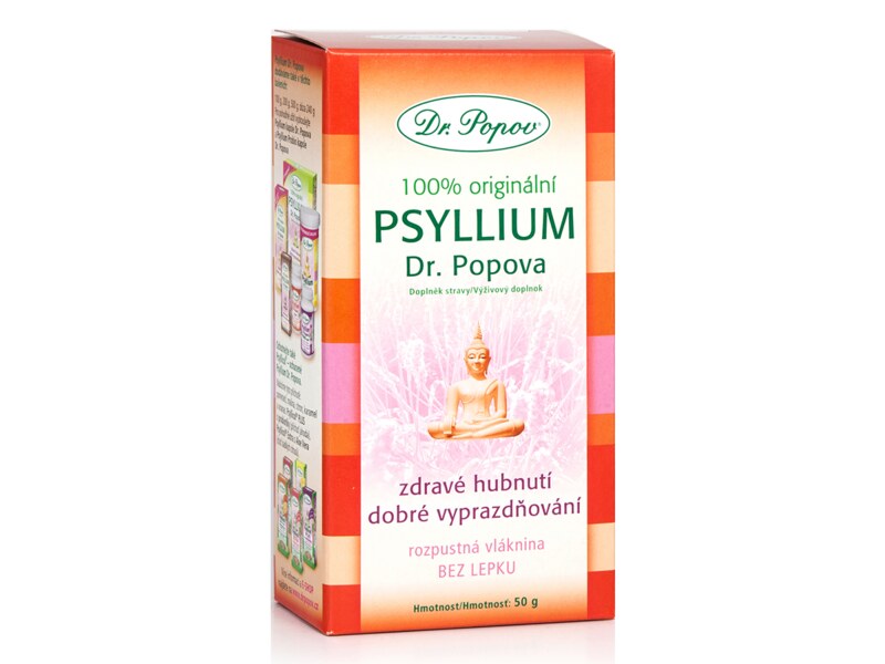 Dr. Popov Psyllium indická rozpustná vláknina 50 g