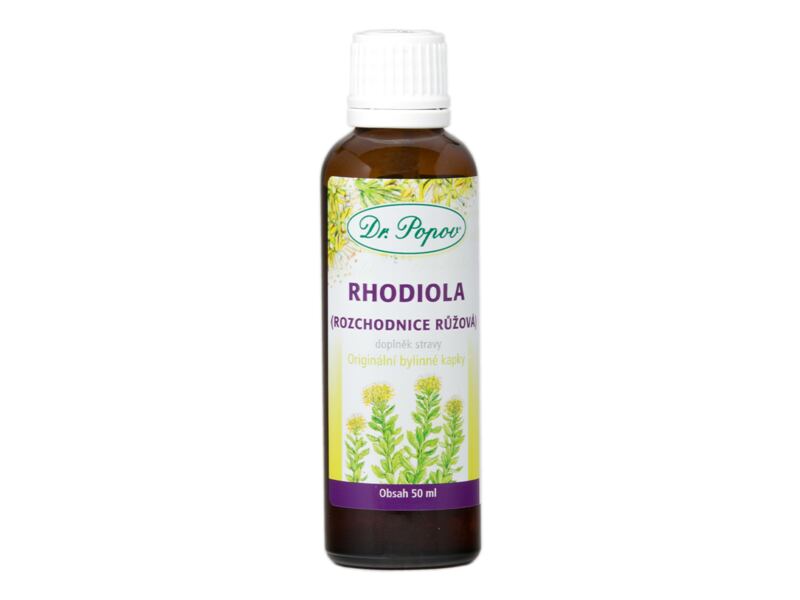 Dr. Popov Kapky bylinné Rhodiola - Rozchodnice 50 ml
