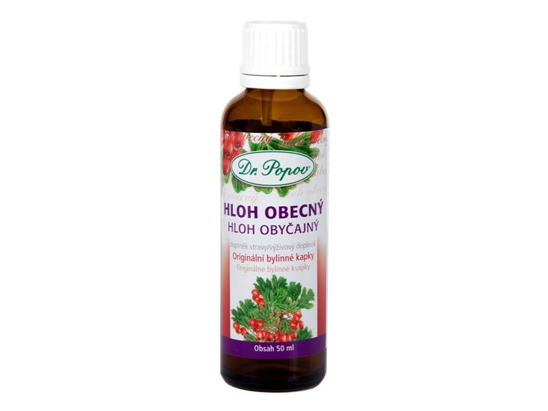 Dr. Popov Kapky bylinné Hloh obecný 50 ml
