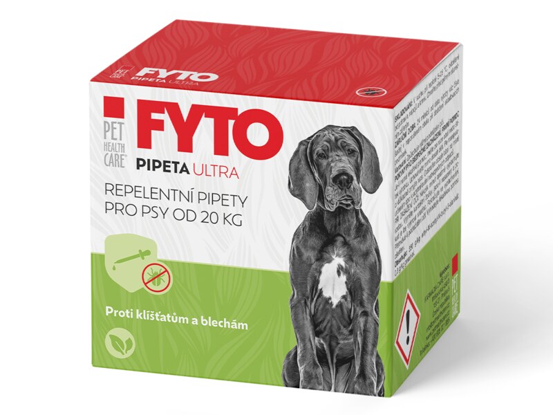 Pet Health Care Fytopipeta Ultra pro psy od 20 kg 6x10 ml Pet Health Care Fytopipeta Ultra pro psy od 20 kg 6x10 ml