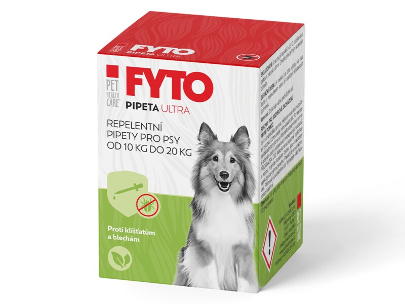 Pet Health Care Fytopipeta Ultra pro psy 10-20 kg 3x10 ml