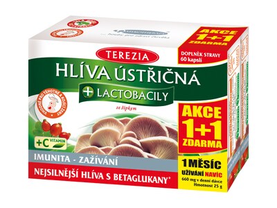 Terezia Hlíva+lactobacily 60+60 kapslí Terezia Hlíva+lactobacily 60+60 kapslí