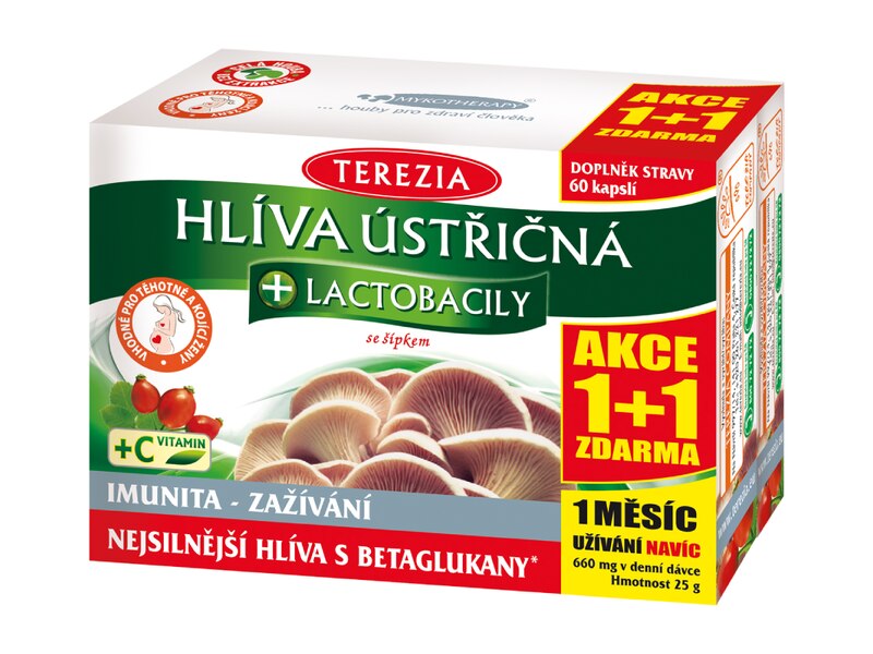 Terezia Hlíva+lactobacily 60+60 kapslí