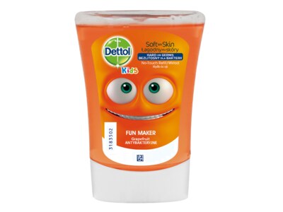 Dettol Tekuté mýdlo Kids Bavič - náplň do bezdotykového dávkovače 250 ml Dettol Tekuté mýdlo Kids Bavič - náplň do bezdotykového dávkovače 250 ml