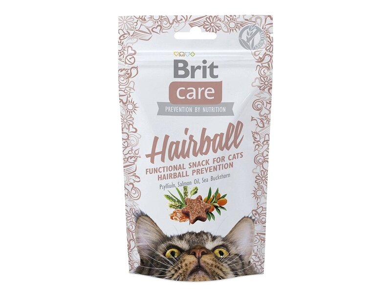 Brit Care Cat Snack Hairball 50 g