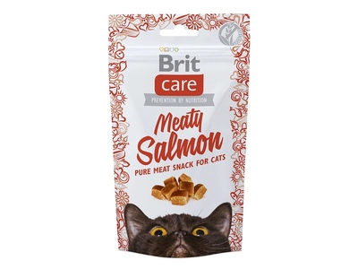 Brit Care Cat Snack Meaty Salmon 50 g Brit Care Cat Snack Meaty Salmon 50 g