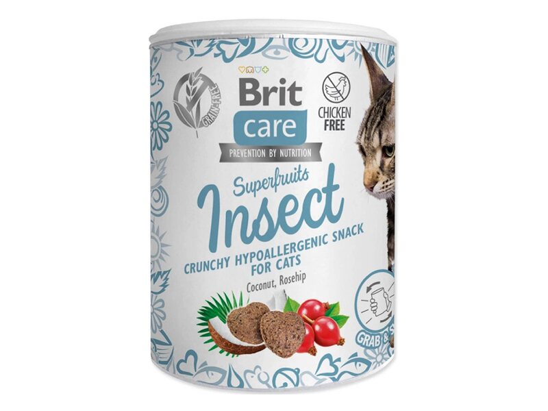 Brit Care Cat Snack Superfruits Insect 100 g