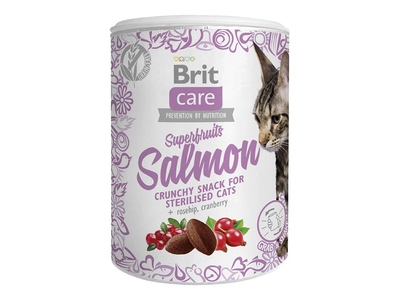 Brit Care Cat Snack Superfruits Salmon 100 g Brit Care Cat Snack Superfruits Salmon 100 g