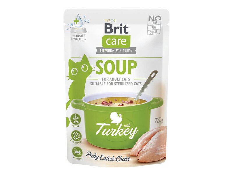 Brit Care Cat Soup with Turkey 75 g