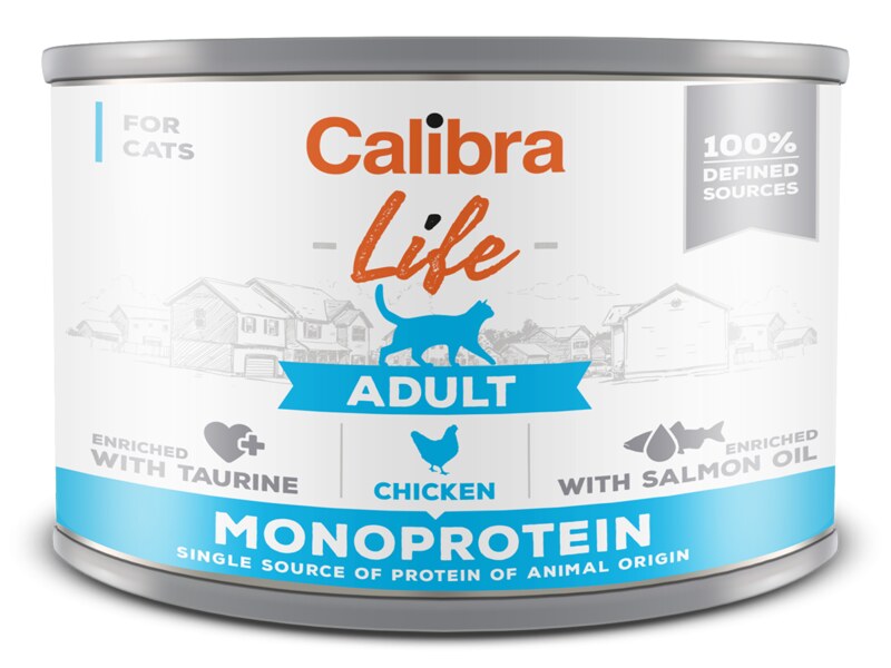 Calibra Cat Life Adult Chicken konzerva 200 g