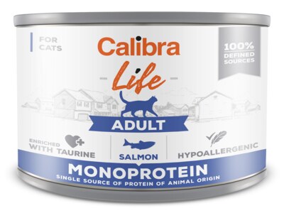Calibra Cat Life Adult Salmon konzerva 200 g Calibra Cat Life Adult Salmon konzerva 200 g