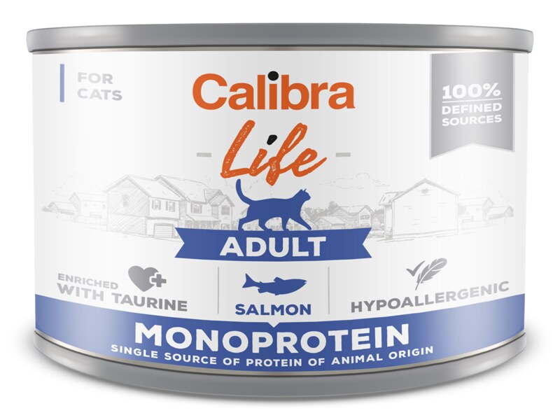 Calibra Cat Life Adult Salmon konzerva 200 g