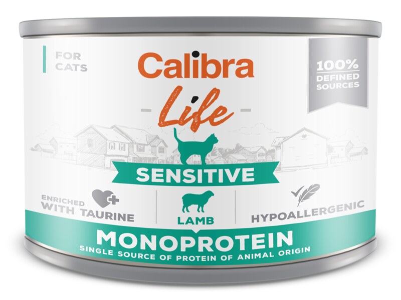 Calibra Cat Life Sensitive Lamb konzerva 200 g