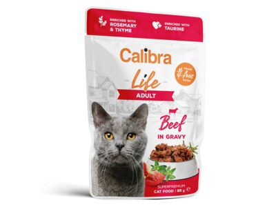 Calibra Cat Life kapsa Adult Beef in gravy 85 g