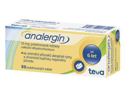 Analergin 10 mg 50 potahovaných tablet