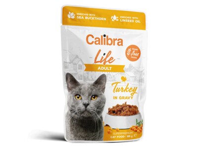 Calibra Cat Life kapsa Adult Turkey in gravy 85 g