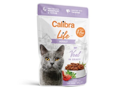Calibra Cat Life kapsa Adult Veal in gravy 85 g