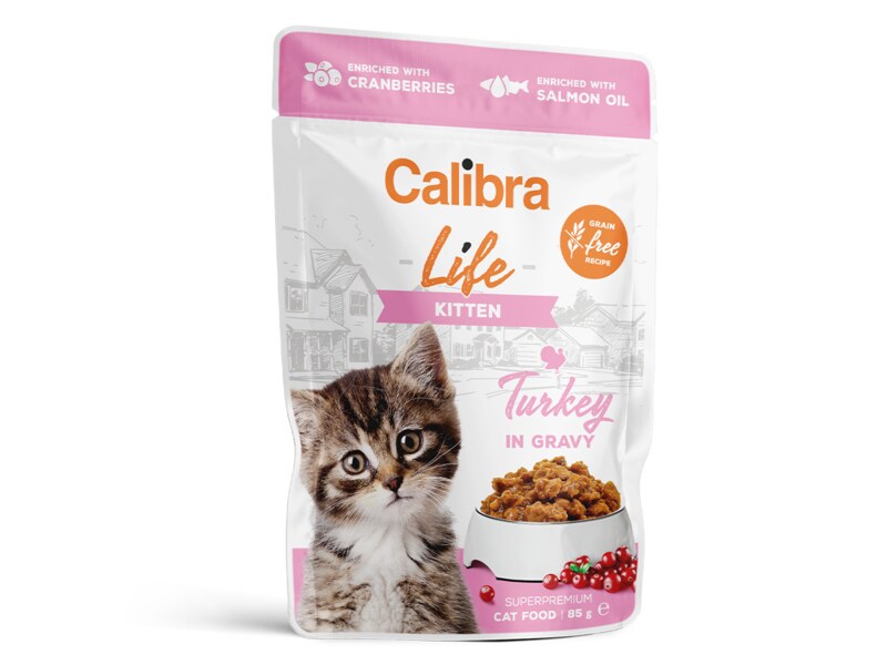 Calibra Cat Life kapsa Kitten Turkey in gravy 85 g