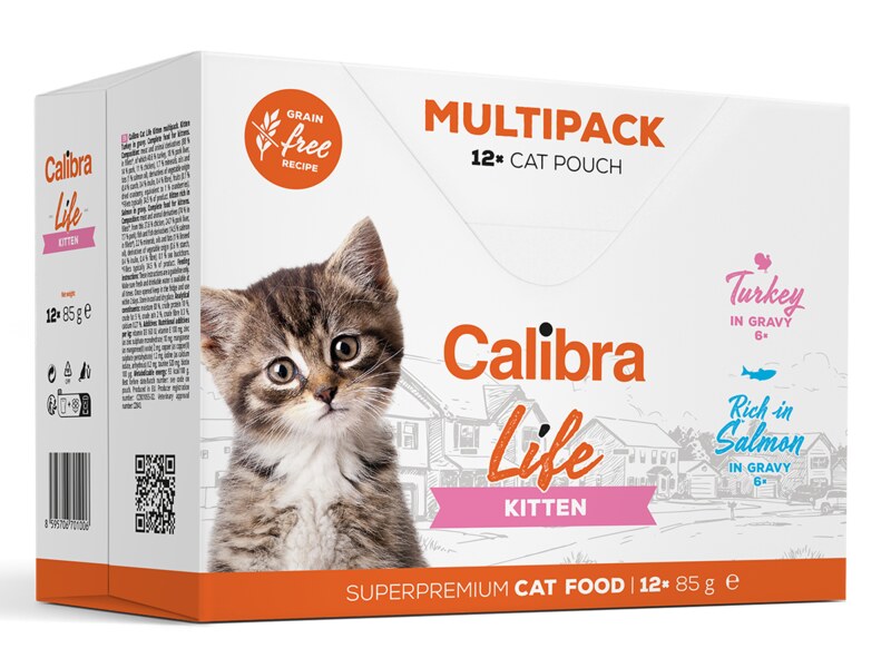 Calibra Cat Life kapsa Kitten Multipack 12x85 g